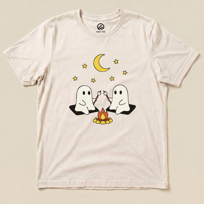 Hike Tee T-Shirt Natural / S Camping Ghosts Shirt