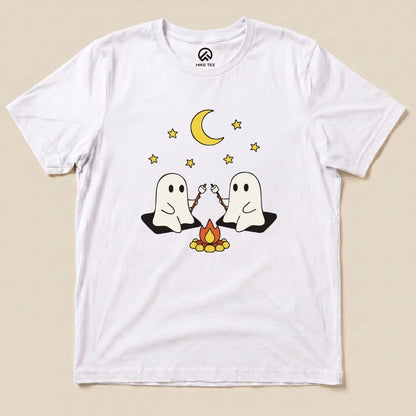 Hike Tee T-Shirt White / S Camping Ghosts Shirt