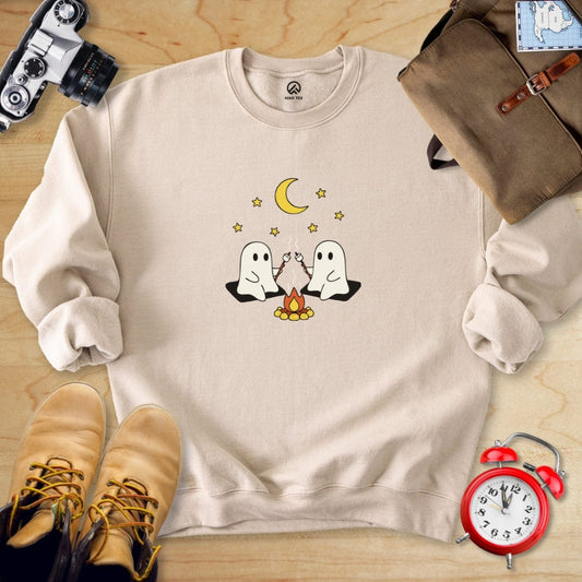 Hike Tee Sweatshirt Sand / S Camping Ghosts Sweatshirt