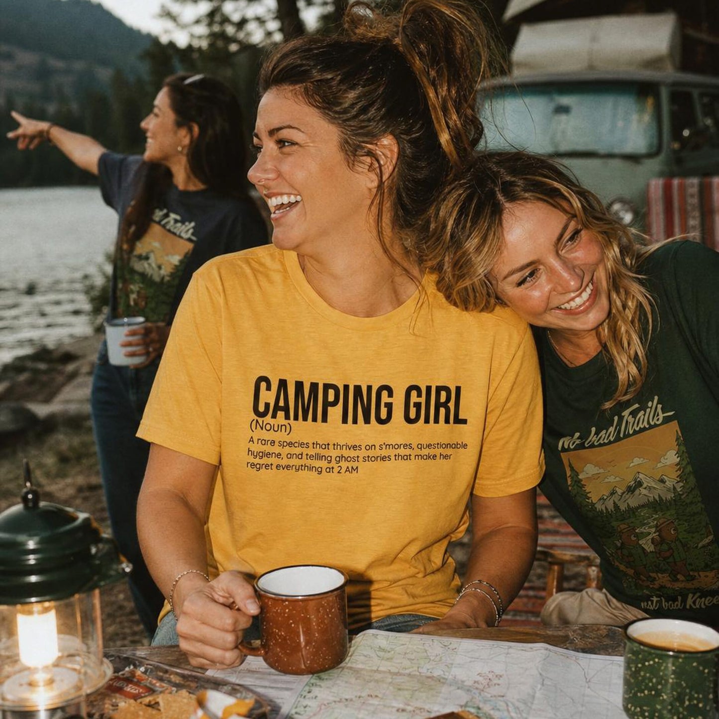 Camping  Girl Definition Shirt Hike Tee T-Shirt