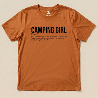 Hike Tee T-Shirt Autumn / S Camping  Girl Definition Shirt