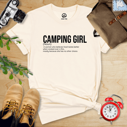 Hike Tee T-Shirt Natural / S Camping Girl Definition Shirt