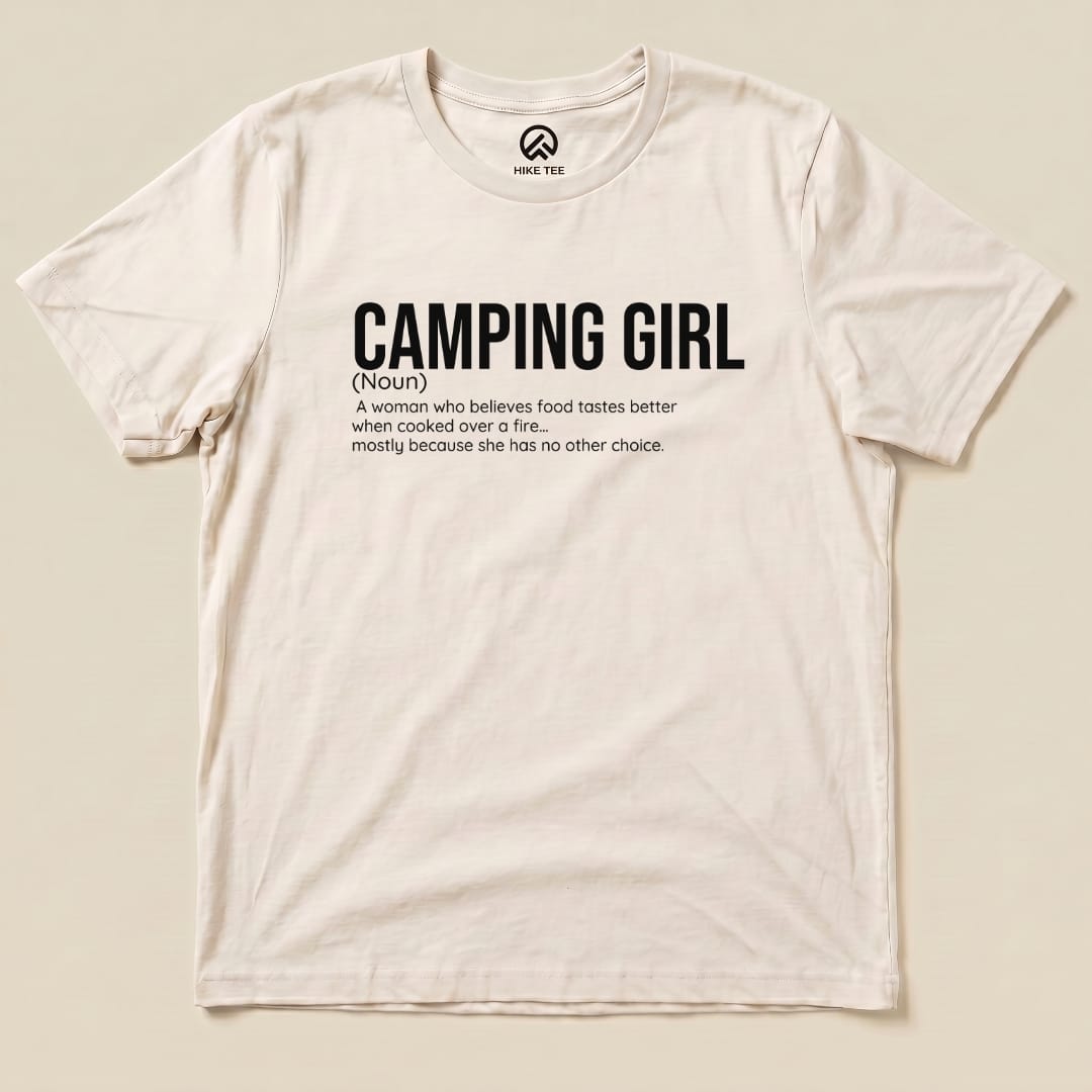 Hike Tee T-Shirt Natural / S Camping Girl Definition Shirt