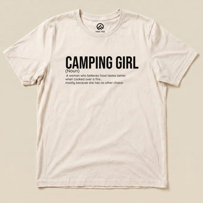 Hike Tee T-Shirt Natural / S Camping Girl Definition Shirt