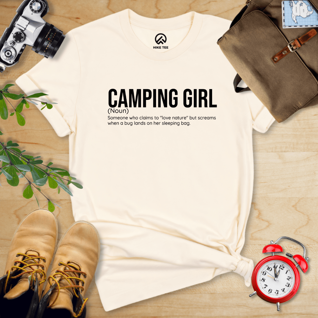 Hike Tee T-Shirt Natural / S Camping Girl Definition