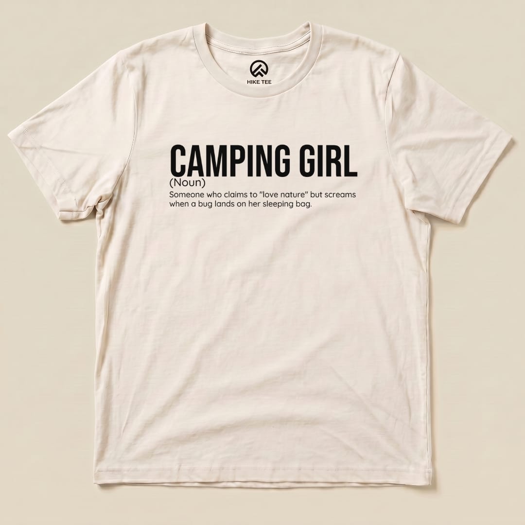 Hike Tee T-Shirt Natural / S Camping Girl Definition