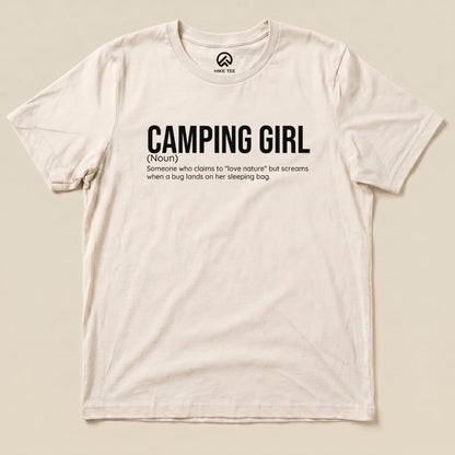 Hike Tee T-Shirt Natural / S Camping Girl Definition