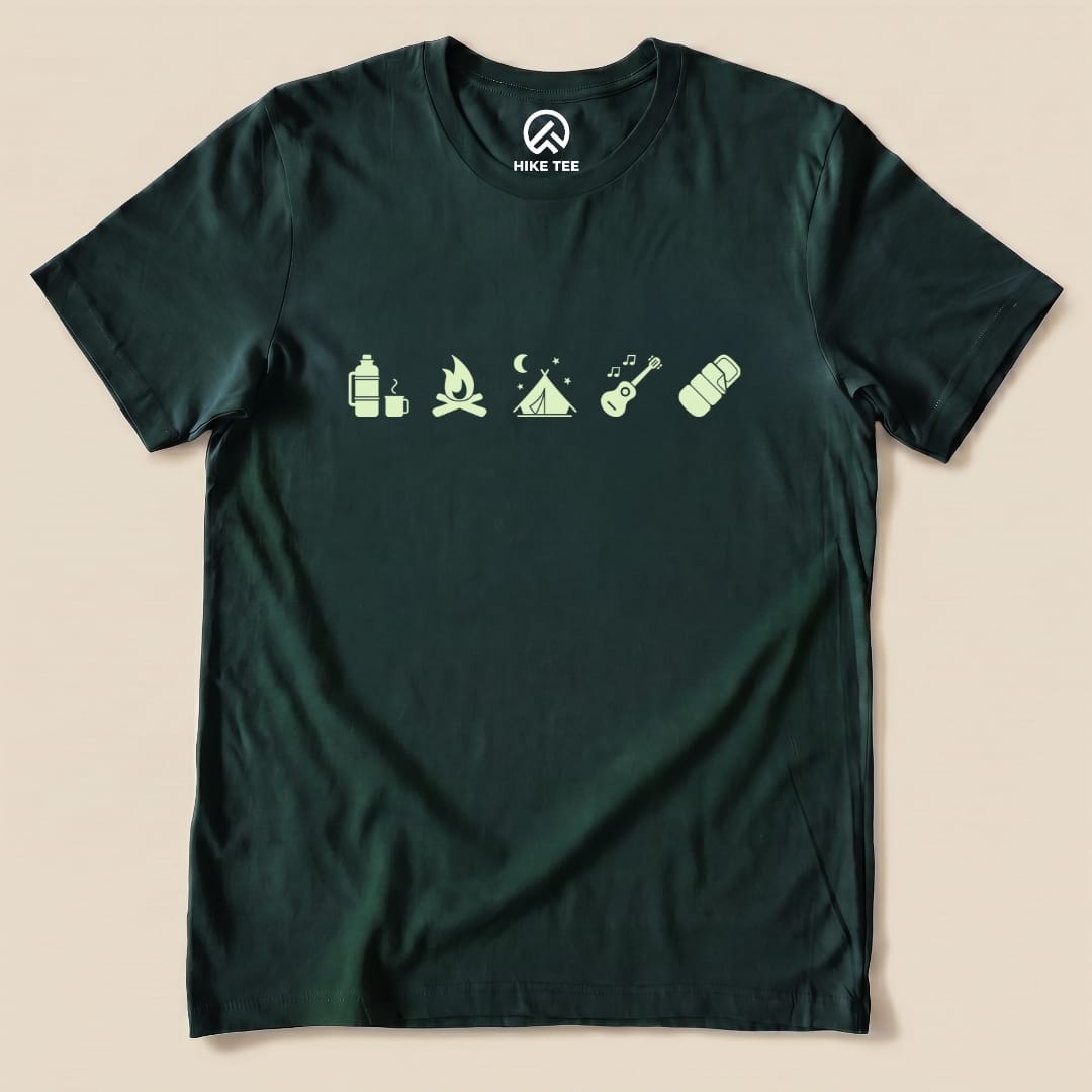 Camping Mini Shirt Hike Tee T-Shirt Forest / S