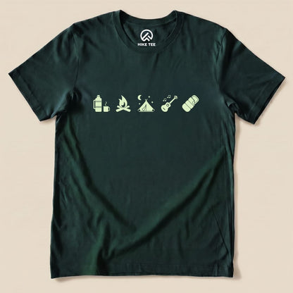 Camping Mini Shirt Hike Tee T-Shirt Forest / S