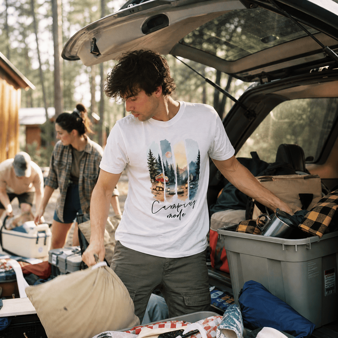 Camping mode Shirt Hike Tee T-Shirt