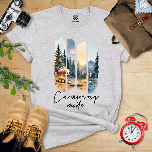 Hike Tee T-Shirt Athletic Heather / S Camping mode Shirt