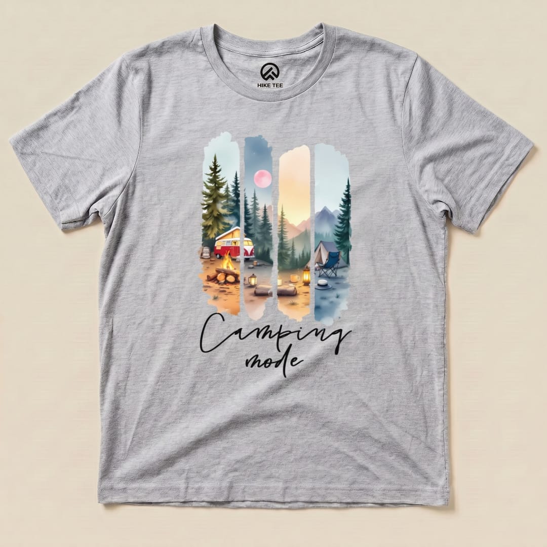 Hike Tee T-Shirt Athletic Heather / S Camping mode Shirt