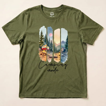 Hike Tee T-Shirt Military Green / S Camping mode Shirt