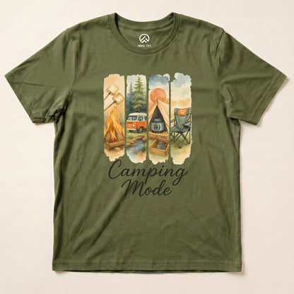 Hike Tee T-Shirt Military Green / S Camping Mode Shirt