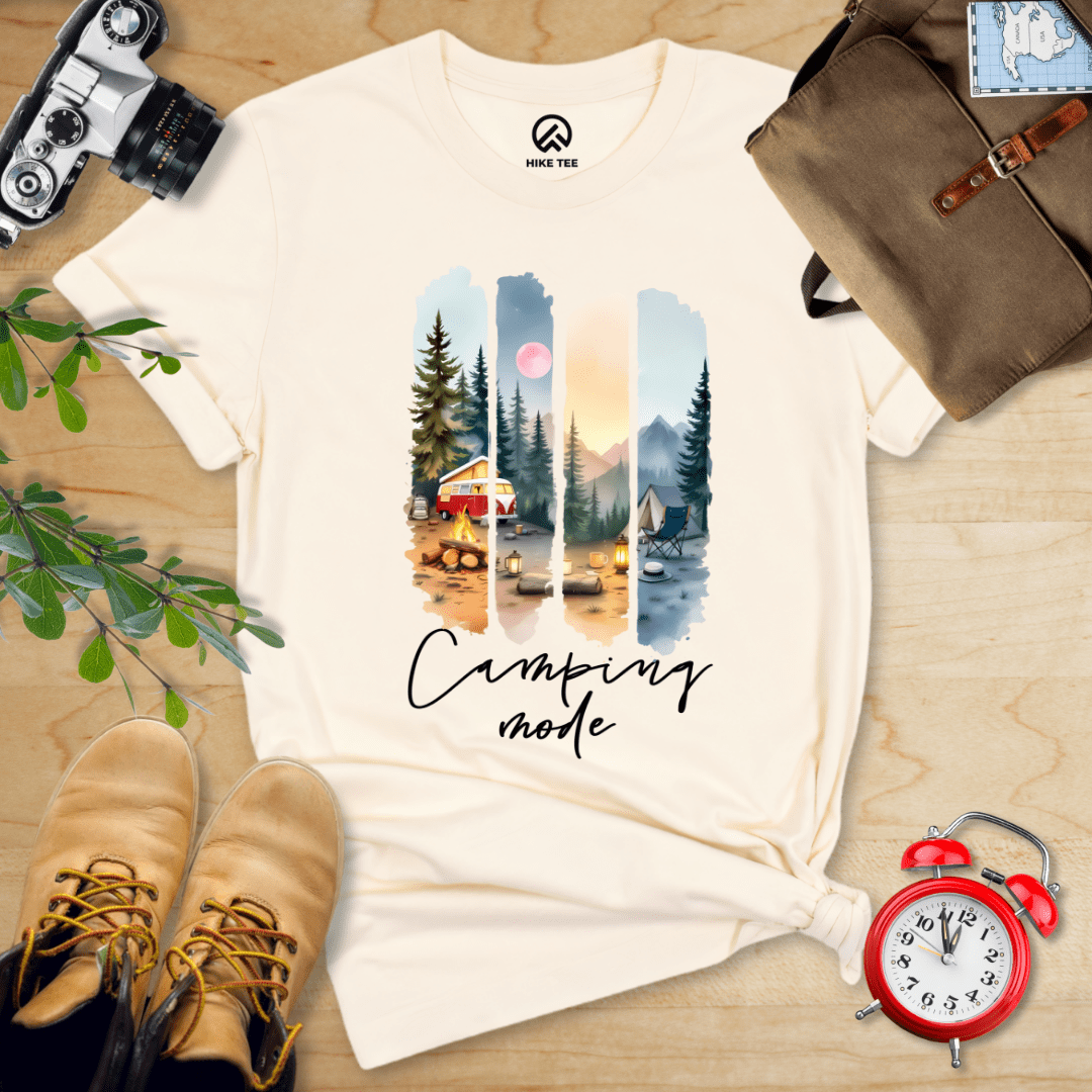 Hike Tee T-Shirt Natural / S Camping mode Shirt
