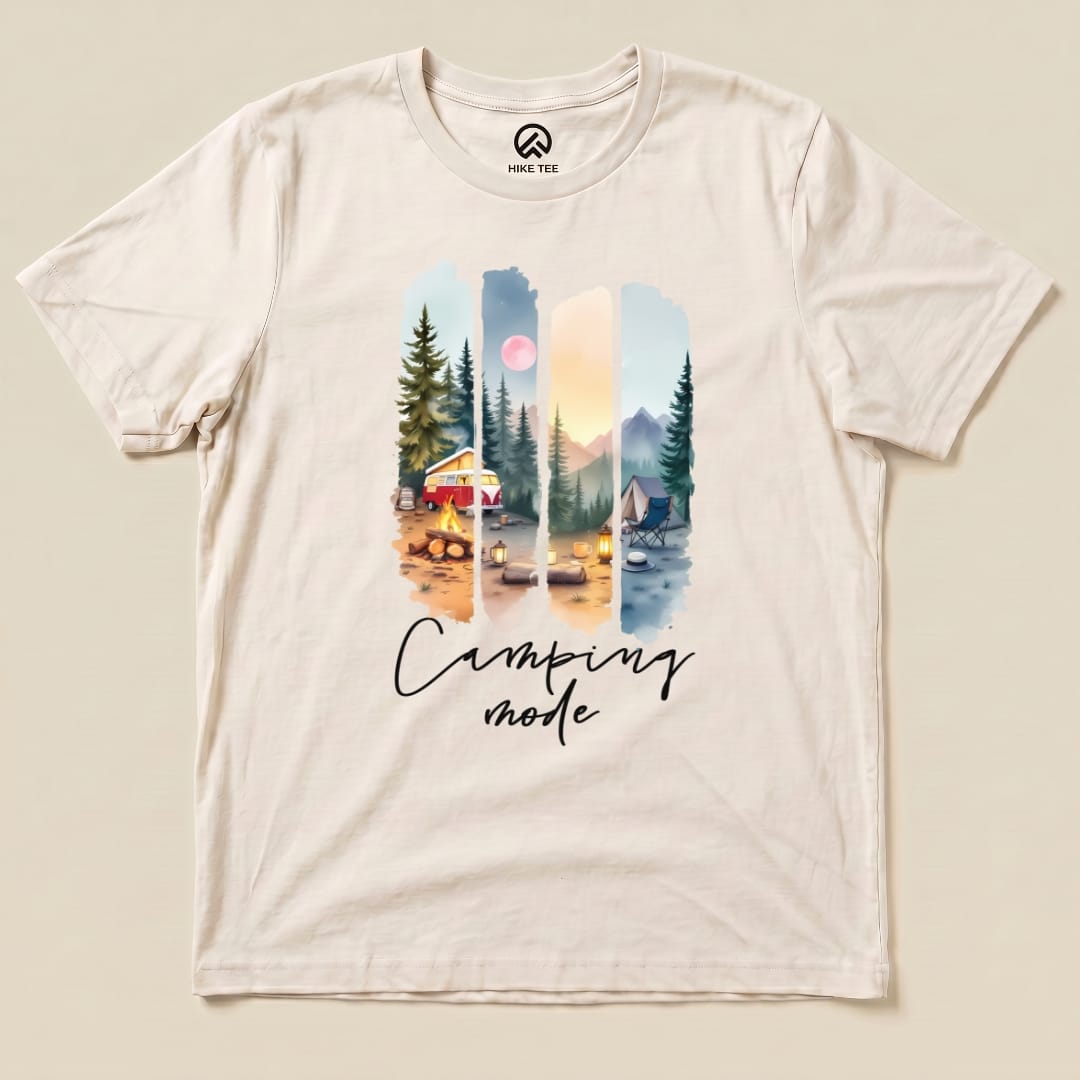 Hike Tee T-Shirt Natural / S Camping mode Shirt