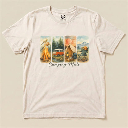 Camping Mode Shirt Hike Tee T-Shirt Natural / S