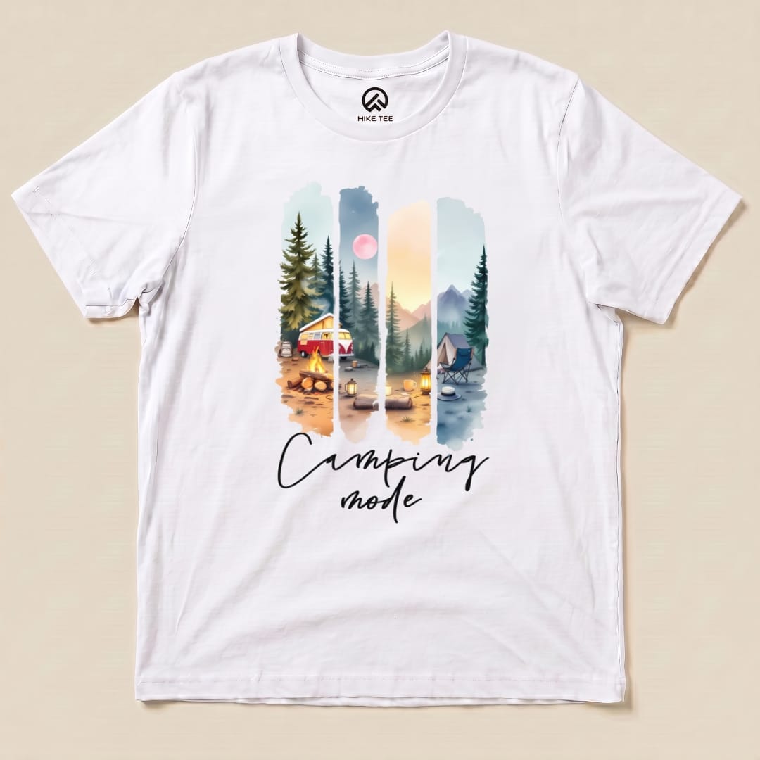Hike Tee T-Shirt White / S Camping mode Shirt