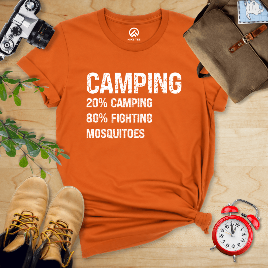 Hike Tee T-Shirt Autumn / S Camping Mosquitoes Shirt