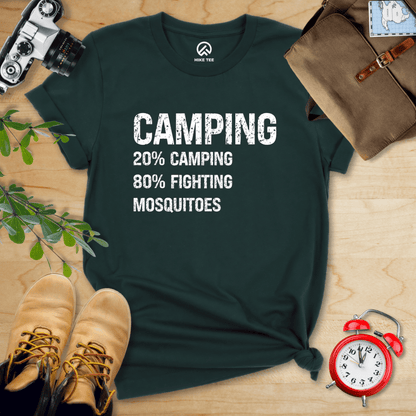 Hike Tee T-Shirt Forest / S Camping Mosquitoes Shirt