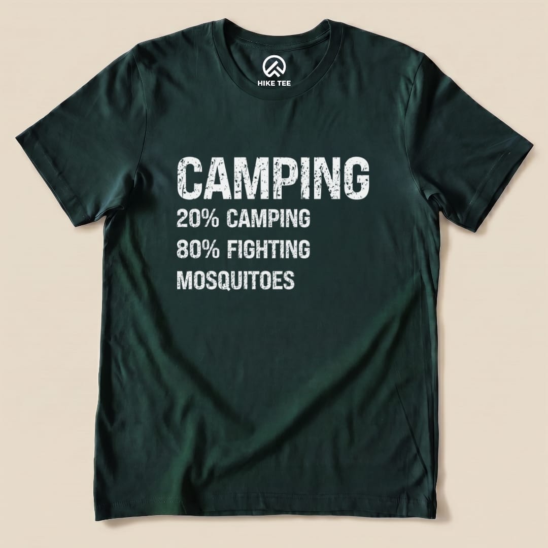 Camping Mosquitoes Shirt Hike Tee T-Shirt Forest / S