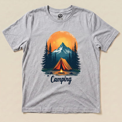 Camping Scenery Shirt Hike Tee T-Shirt Athletic Heather / S