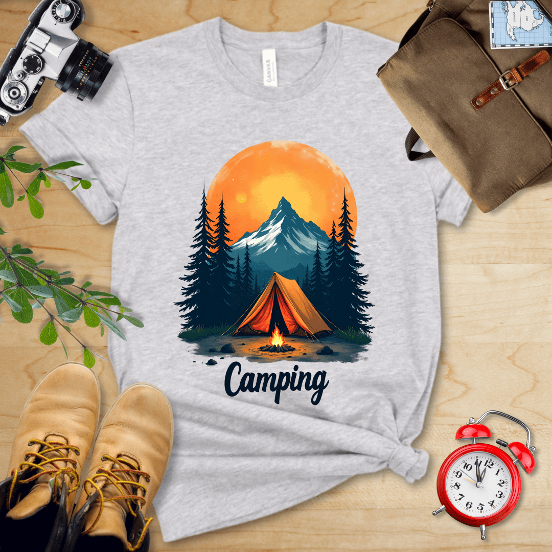 Hike Tee T-Shirt Athletic Heather / S Camping Shirt