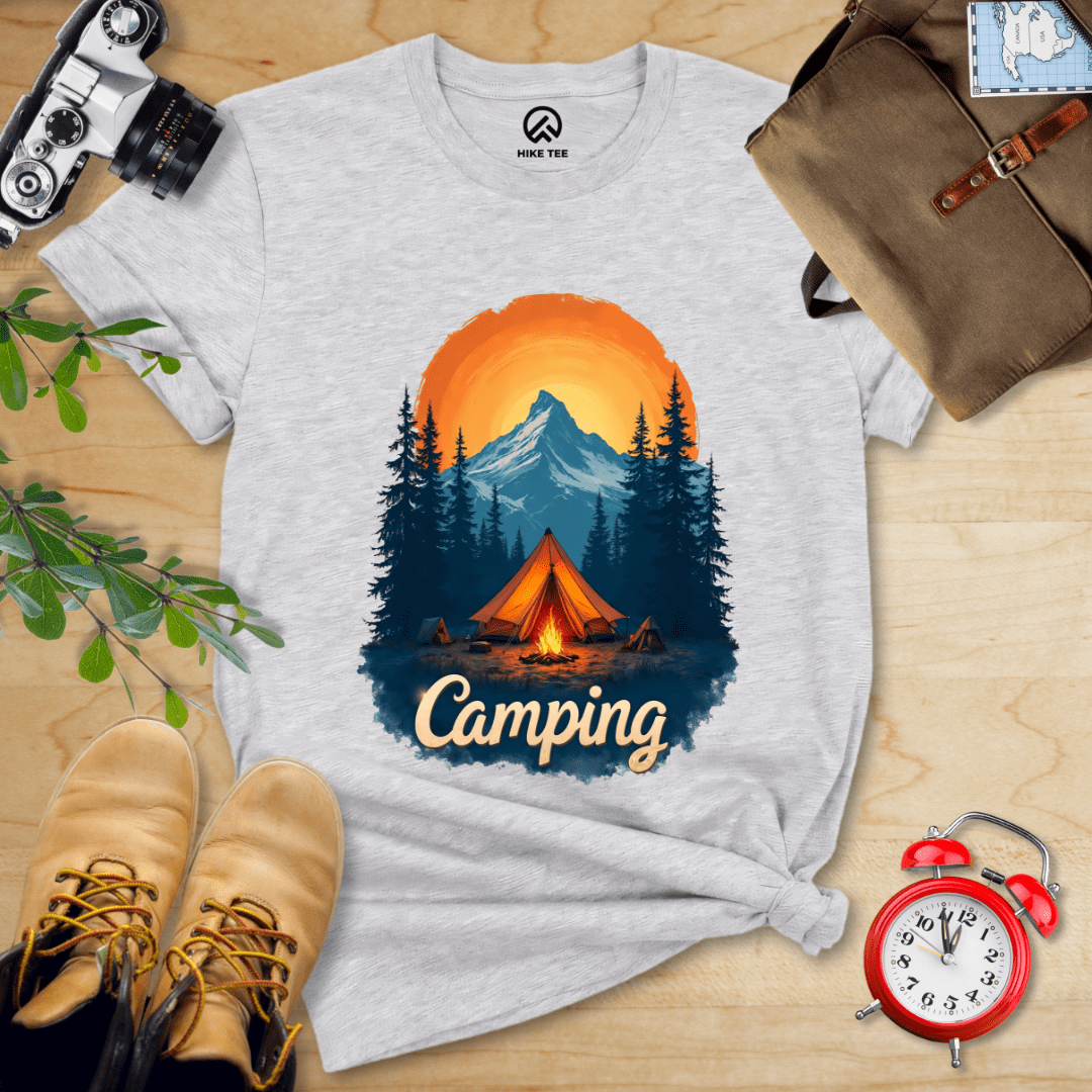 Hike Tee T-Shirt Athletic Heather / S Camping Shirt