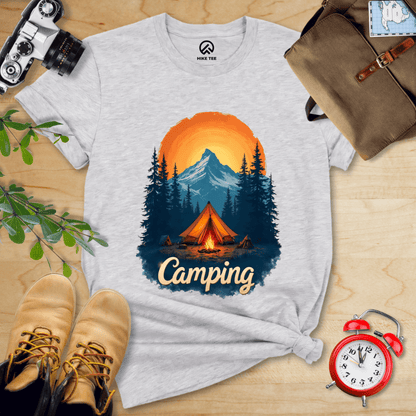 Hike Tee T-Shirt Athletic Heather / S Camping Shirt
