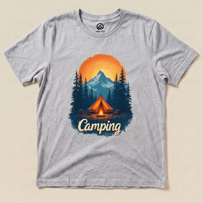 Camping Shirt Hike Tee T-Shirt Athletic Heather / S