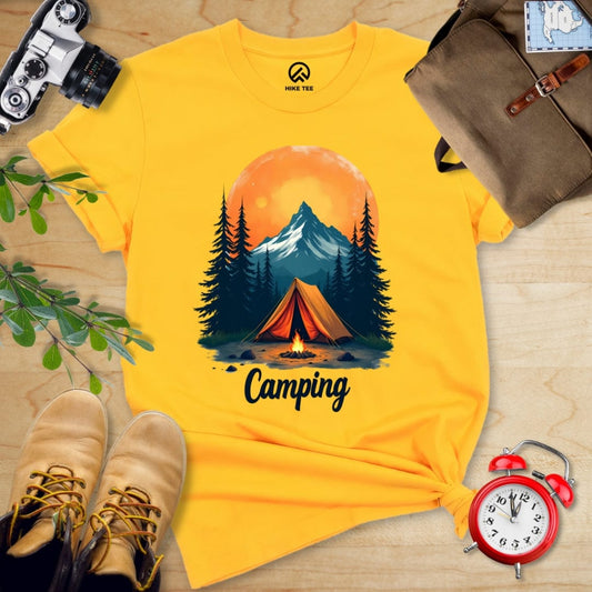 Hike Tee T-Shirt Gold / S Camping Shirt
