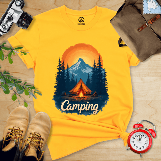 Hike Tee T-Shirt Gold / S Camping Shirt