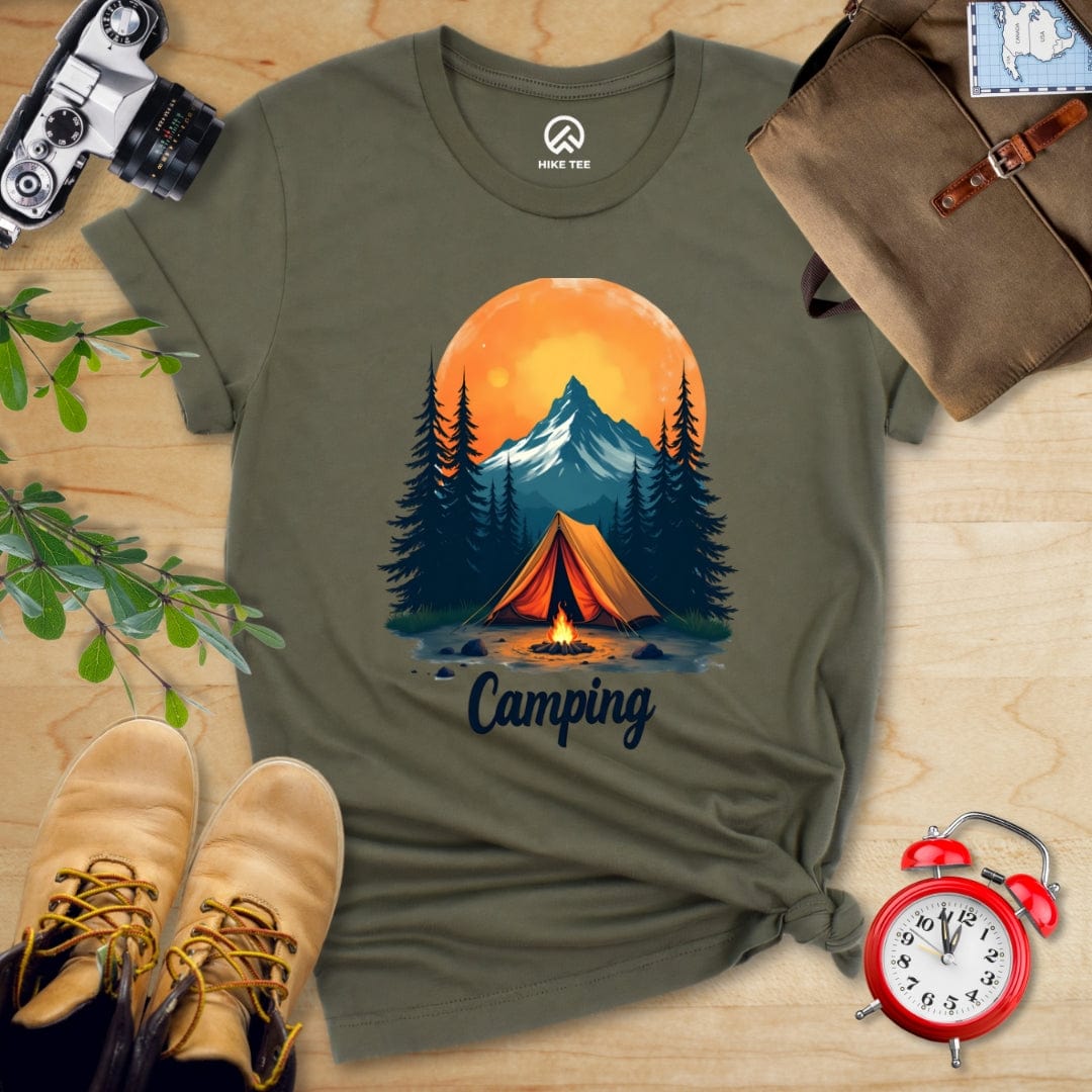 Hike Tee T-Shirt Military Green / S Camping Shirt
