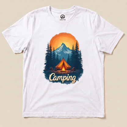 Camping Shirt Hike Tee T-Shirt White / S