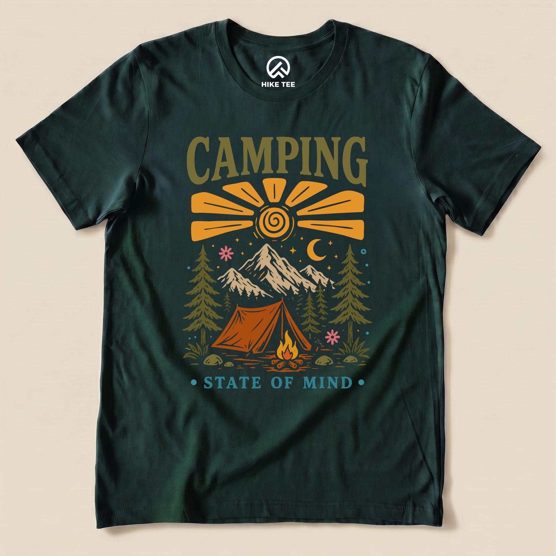 Camping Summer Shirt Hike Tee T-Shirt Forest / S