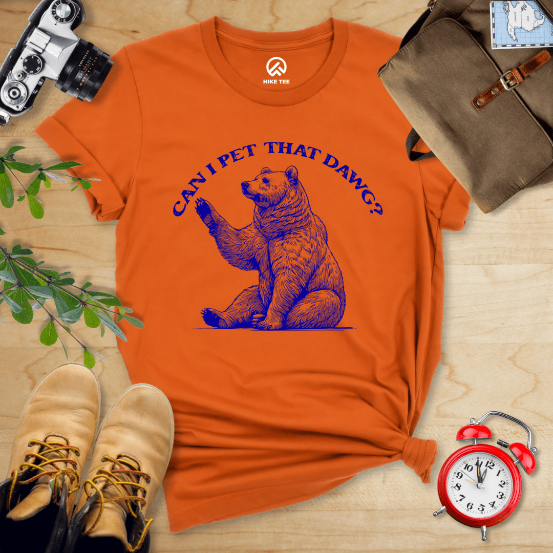 Hike Tee T-Shirt Autumn / S Can I Pet That Dawg Shirt
