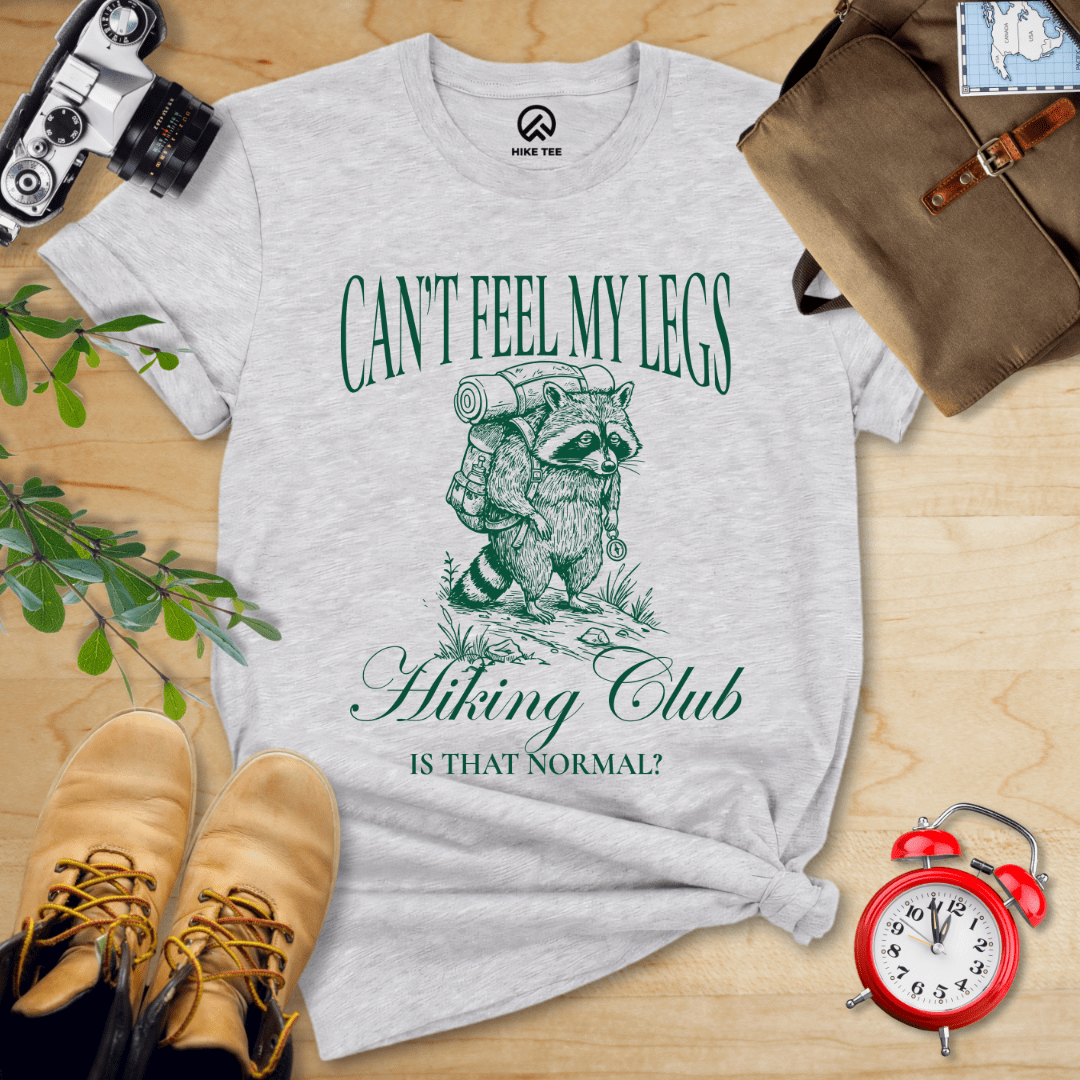 Hike Tee T-Shirt Athletic Heather / S Can't Feel My Legs Club Shirt