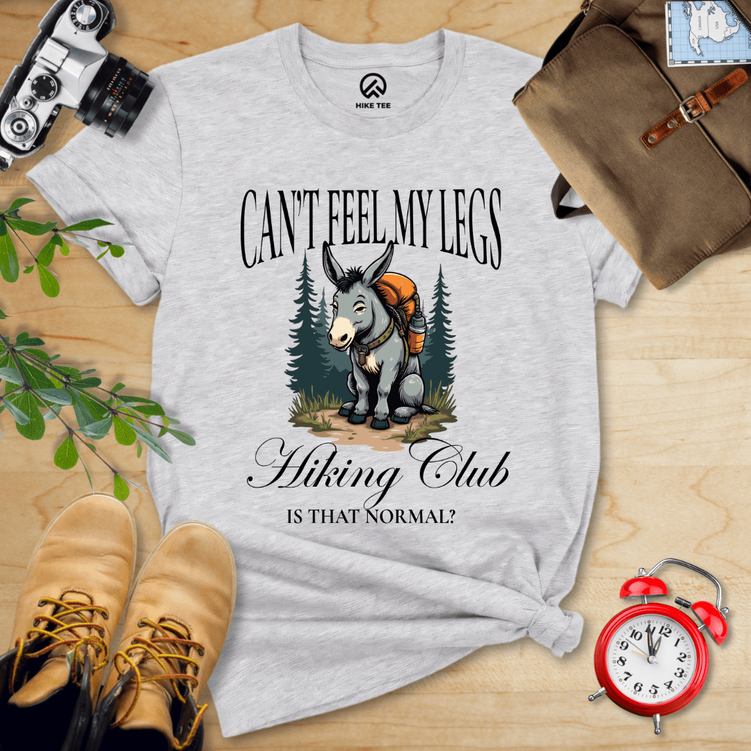 Hike Tee T-Shirt Athletic Heather / S Can't Feel My Legs Club Shirt