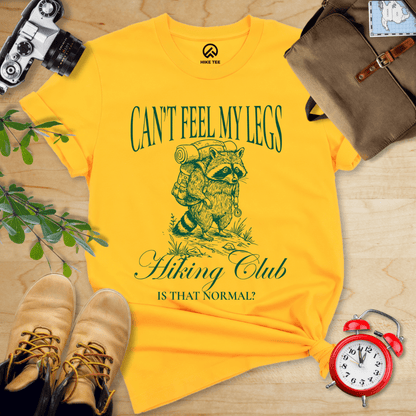 Hike Tee T-Shirt Gold / S Can't Feel My Legs Club Shirt