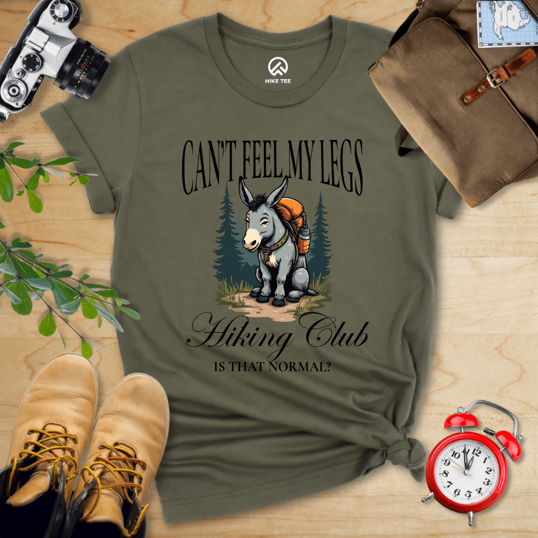 Hike Tee T-Shirt Military Green / S Can't Feel My Legs Club Shirt
