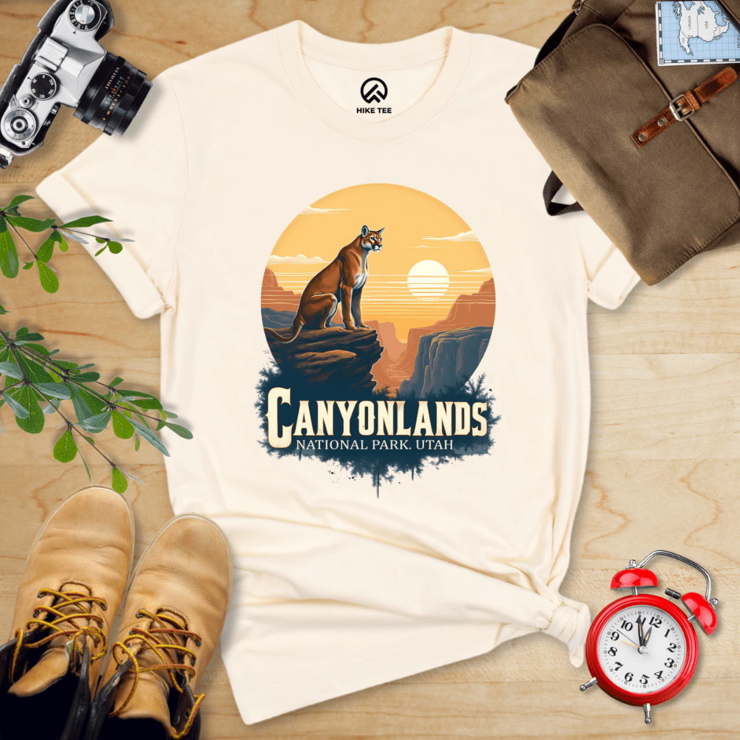 Hike Tee T-Shirt Natural / S Canyonlands Mountain Lion Shirt