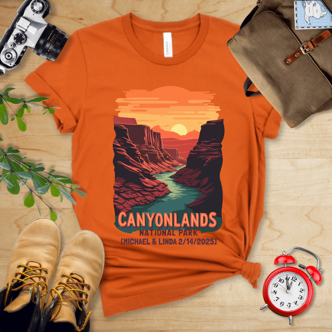 AnywherePOD T-Shirt Autumn / S Canyonlands National Park Shirt + Personalization