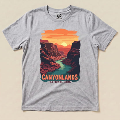 Hike Tee T-Shirt Athletic Heather / S Canyonlands National Park Shirt
