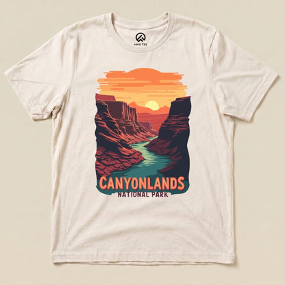 Hike Tee T-Shirt Natural / S Canyonlands National Park Shirt