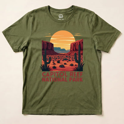 Hike Tee T-Shirt Capitol Reef National Park Shirt