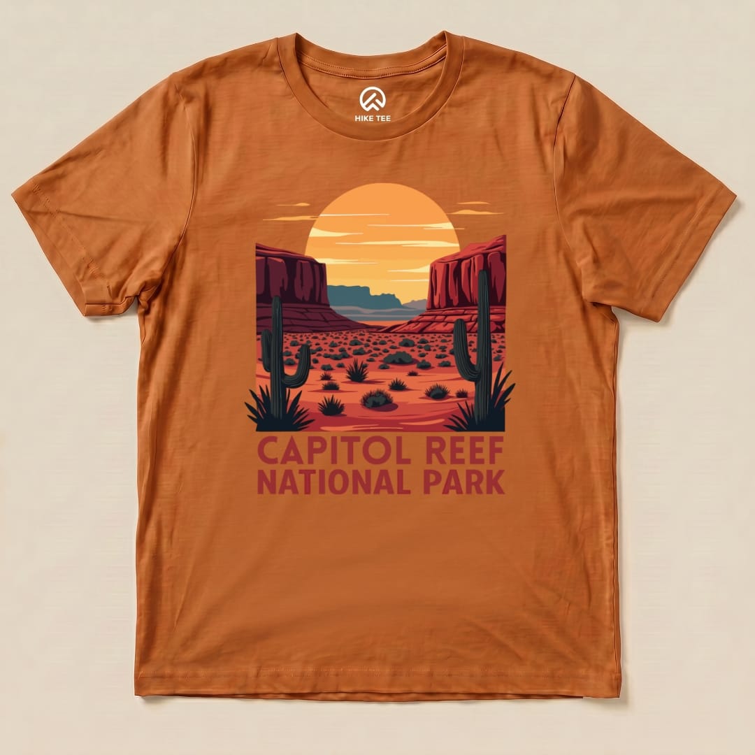Hike Tee T-Shirt Capitol Reef National Park Shirt