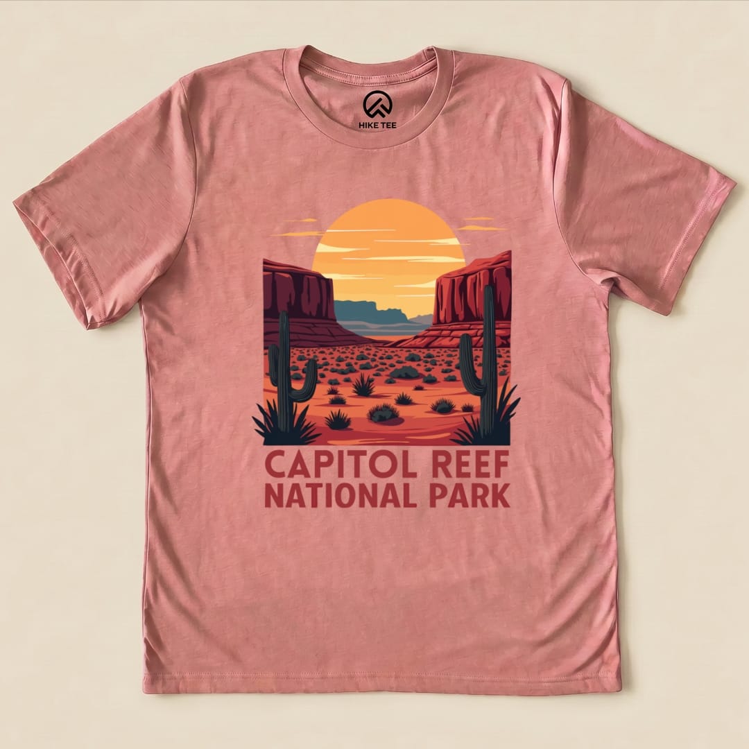 Hike Tee T-Shirt Capitol Reef National Park Shirt