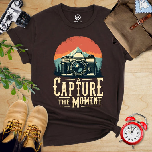 Hike Tee T-Shirt Brown / S Capture the Moment Shirt
