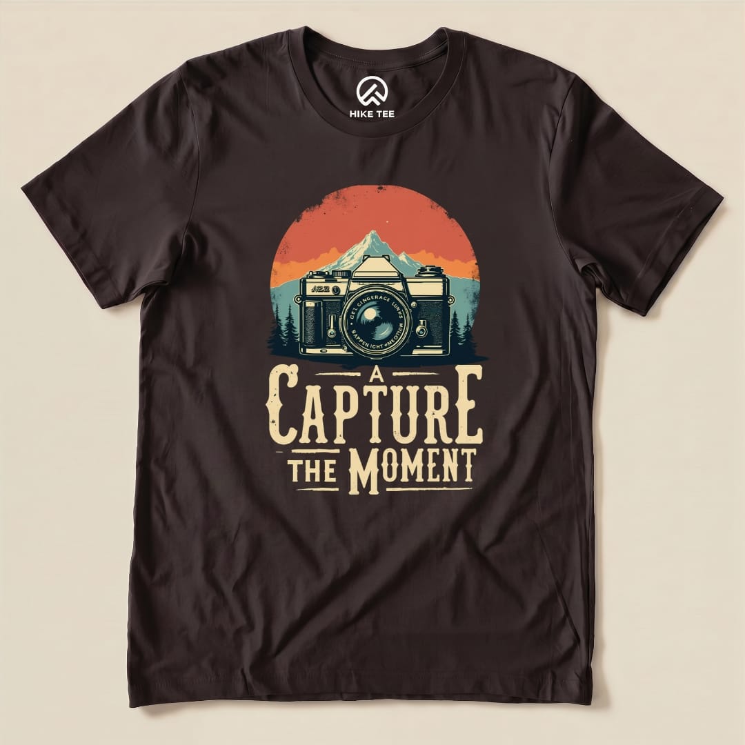 Capture the Moment Shirt Hike Tee T-Shirt Brown / S