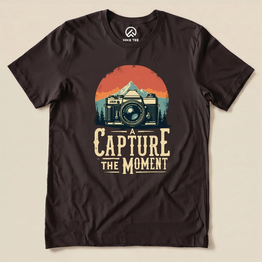 Capture the Moment Shirt Hike Tee T-Shirt Brown / S